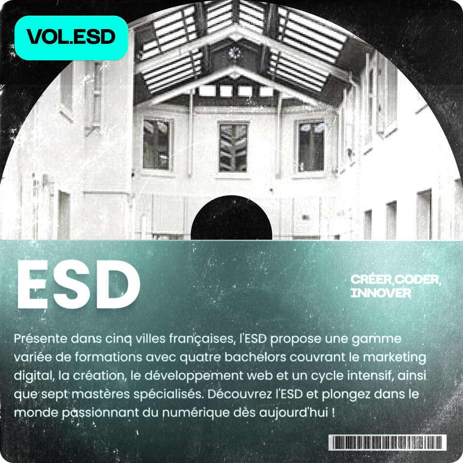 Cover des formations - ESD École supérieur du digital